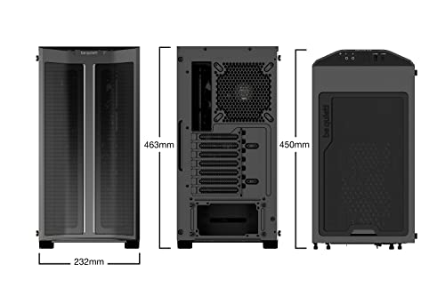 Image of be quiet! Pure Base 500 FX ATX Midi Tower PC case | ARGB | 4 Pre-Installed Light Wings PWM Fans | Tempered Glass Window | Black | BGW43