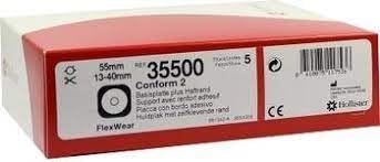 Conform 2 ostomy skin barrier 55 MM 35500 compatible with Hollister Osteotome