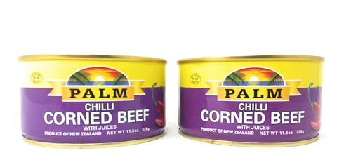 Palm Corned Beef Chilli Flavored with Juices 326g, 2 Pack