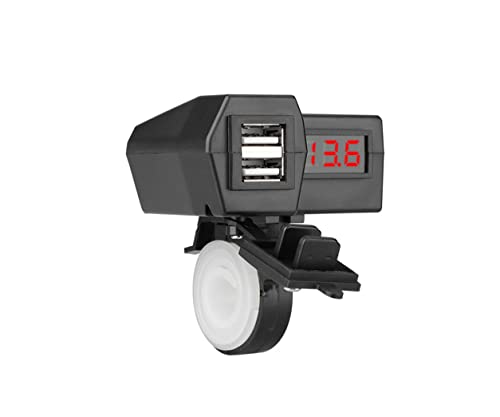 SHEAWA �o�C�N USB�[�d�� USB�d�� USB2�|�[�g QC3.0 �d���v �}���[�d �h���J�o�[ �d��ON/OFF�X�C�b�` Quick Charge 3.0 �I�[�g�o�C�̃n���h���Ɏ��t���\