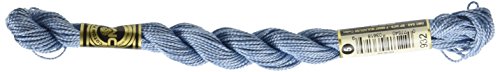 Hilo de algodón Pearl Cotton DMC 115 5-932 azul claro antiguo miniatura 1