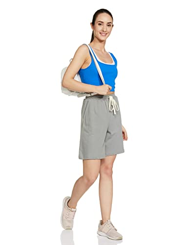 Image of YOI Women's Boyfriend Shorts (2022YOISS14 Grey Medium)