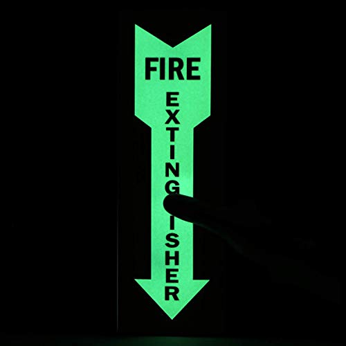 SmartSign “Fire Extinguisher” Label with Downward Arrow | 4