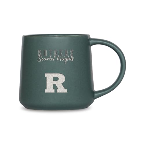 Rico Industries NCAA Rutgers Scarlet Knights Sage 16oz Ceramic Taper Mug