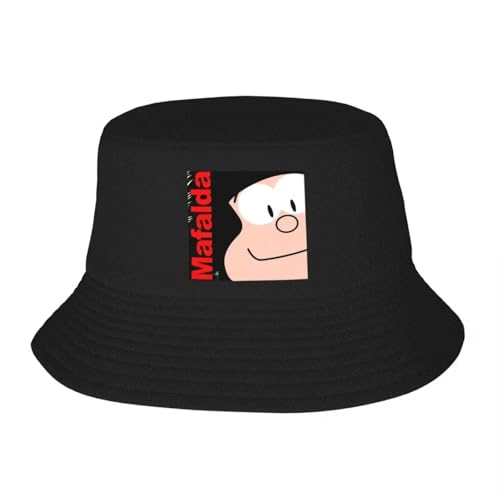RTZXGIGC Hommes Femmes Bandes dessinées Chapeau Humain Accessoires Voyage d’été Couvre-Chef Dessin animé Chapeau de Seau Chapeau de pêcheur pour Le Camping