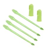 UTHCLO Teiliges Haustierzahnbürsten mit Doppeltem Bürstenkopf Multifunktional für Hunde und...