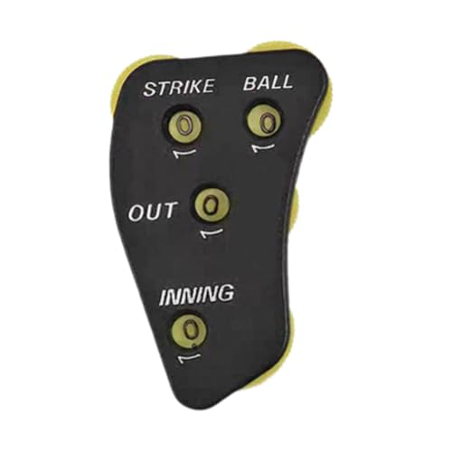 Yiju Baseball Umpire Clicker, Baseball Counter Clicker Score Counter, Easy to Read Balls Strike Outs Innings for Outdoor Exercise