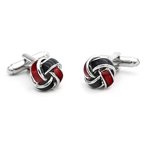 Image of S&W Wedding Cufflinks for Men Cuffs with Gift Box Business for Tuxedo Shirt