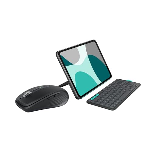 Logitech MX Anywhere 3S ratón inalámbrico QWERTY español para iPad Air de 11 pulgadas