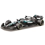 Bburago 1:64 Scale Race Formula Mercedes W16 (2025) Diecast Vehicle, Russell #63