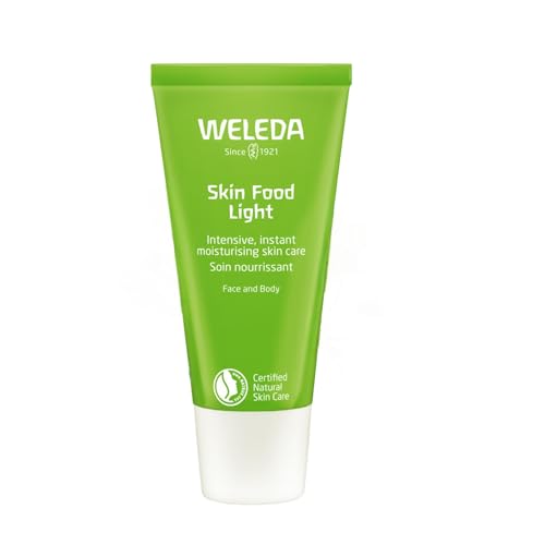 Weleda - Skin Food Light, Crema Hidratante, Nutrición Intensiva y Textura Ligera, con Aceite de Girasol Orgánico, Extracto de Pensamiento Silvestre, Camomila y Caléndula, para Pieles Secas - 30 ml