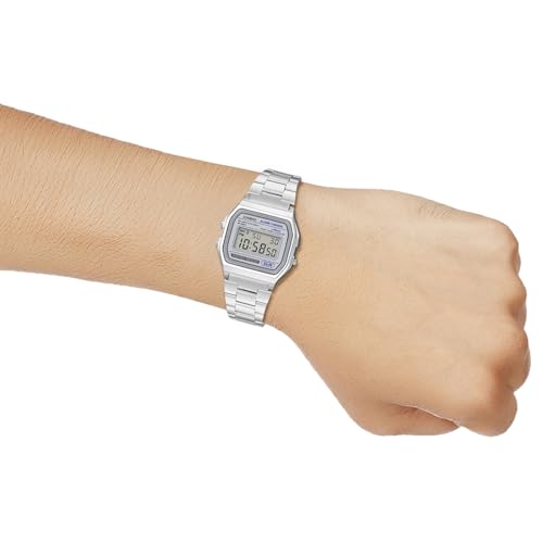 Image of Casio Vintage A158WEA-7DF Digital Silver Watch Unisex (D426)