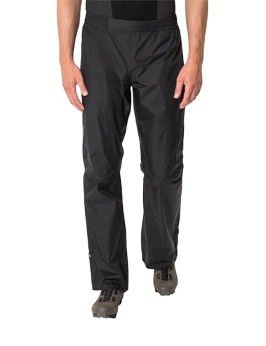 VAUDE Herren Men's Drop Pants Ii Regenhose, Black Uni, XL
