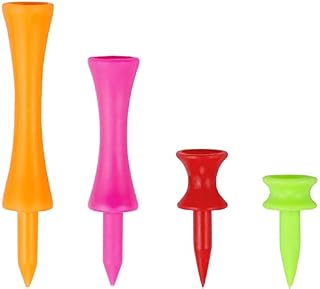 Zivisk Plastic Golf Tees Mixed Size Castle Tees Golf 120 Count