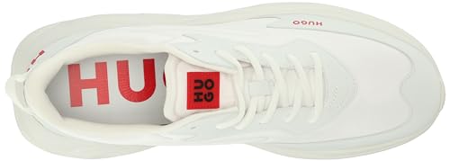 Image of Hugo Men's Running Style Sneakers with Thick Rubber Sole