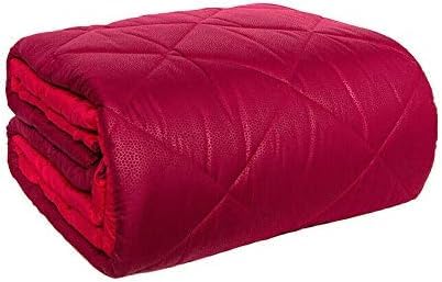 BIANCALUNA Trapunta indicolor matrimoniale 100% microfibra INTIMOEGIDIO (matrimoniale, ROSSO/BORDEAUX)