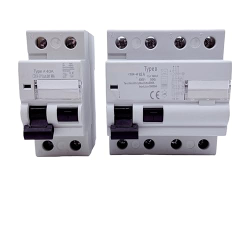 Disjoncteur différentiel type B 4P 300mA JVL16-63 pour installation photovoltaïque