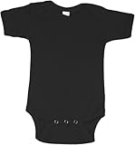 Black Baby Onesie - Short Sleeve