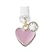 ELISE & FONDA CP143 USB Charging Port Anti Dust Plug Little Pink Heart Love Pendant Phone Charm for iPhone 11/ XS MAX/XR/X/8 Plus/7/6S/7/SE iPad iPod