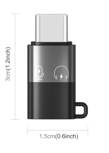 Image of REDWIND USB C to Light ing Audio /Mic Adapter Type-C Male to Female 8pin Earbuds Splitter Compatible with iPhone 17 /16 Pro /Plus /Pro Max 16e iPad Pro iPad Air 6 /5 MacBook Galaxy S25 /S20 One Plus