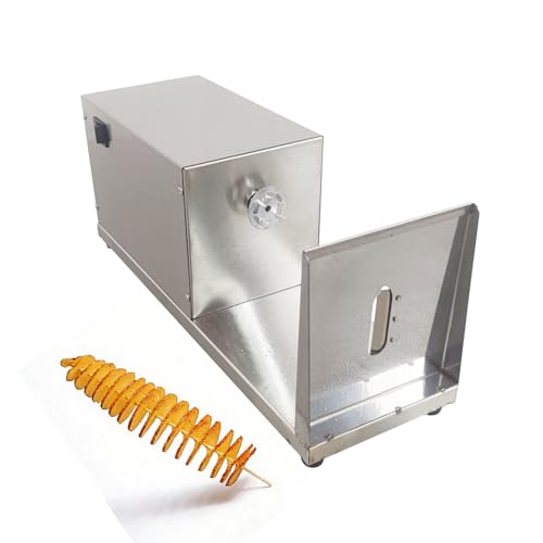 Cortadora eléctrica de papas en espiral de acero inoxidable