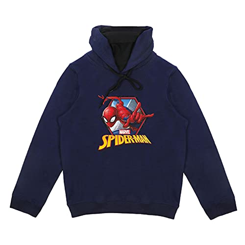 Image of Spiderman by Wear Your Mind Spiderman Solid Sweatshirt with Hood