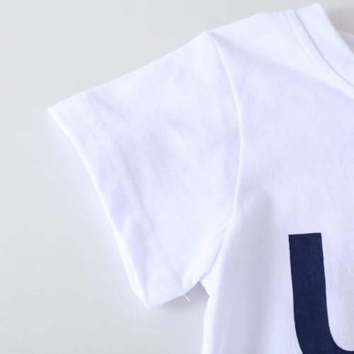 Image of Toddler Boy Clothes Kids Summer Cotton Outfits Shirt Short Sets Size 2-7