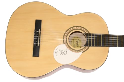 Frank Zappa Signed Autograph Full Size Acoustic Guitar A with Beckett Authentication BAS COA - Rock virtuoso - the Mothers of Invention - Apostrophe (') Joe's Garage Hot Rats Over-Nite Sensation Sheik Yerbouti One Size Fits All Roxy & Elsewhere