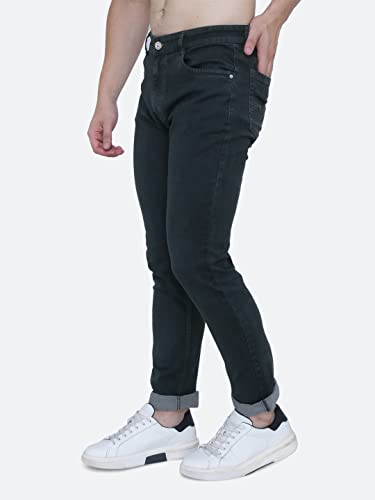 Image of Strechable Denim Regular Fit Mid Waist Light Weight Soft Feel Stretchable Denim Jeans Pant for Men
