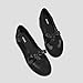 VIVAIA Yanka Women's Flat Shoes, Round Toe Satin Sneakerina Lace-up Ballet Flats, Comfortable Lightweight Fashion Sneakers, Black,US9.5