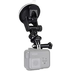 Ventosa Gopro Coche PULUZ Soporte de Ventosa para Coche para GoPro Mount con Tornillo y Adaptador de Montaje de trípode y Bolsa de Almacenamiento para GoPro Soporte de cámara