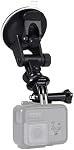 PULUZ Suction Cup Mount for Gopro Car Mount, Adjustable Vehicle Window & Windshield Mount Holder, Compatible with GoPro Hero 12 11 10 9 8 7/Insta360 X3 x2/DJI OSMO Action Camera Mount | Compatible with GoPro Hero 13 12 11 10 9/Insta360 X5 X4 X3/DJI O