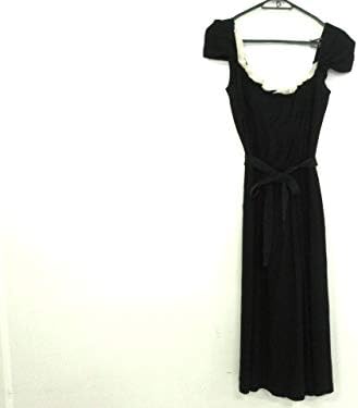 Amazon Co Jp プラダ Prada ワンピース レディース 黒 アイボリー 中古 服 ファッション小物