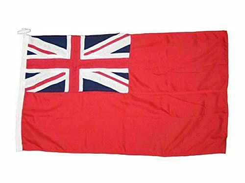 UK Red Ensign Duster Printed Boat Flag Sailing British Vessel - 3/4 Yard