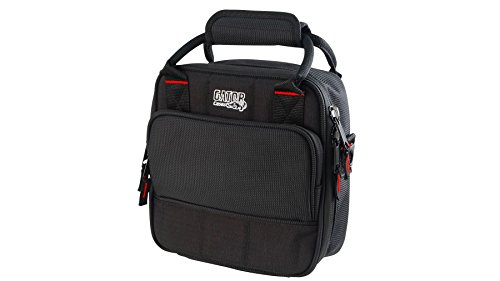 Gator Cases gepolsterte Nylon-Transporttasche für Mischpult/Geräte mit abnehmbarem Riemen; 9,5 x 9,25 x 2,75 (G-MIXERBAG-0909)