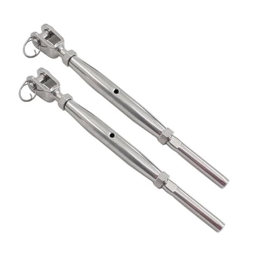 Turnbuckle 4 Pieces 316 Stainless Jaw Swage Closed Turnbuckle miniatura 5
