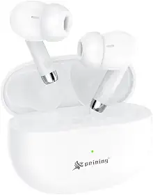 Fone de Ouvido Bluetooth 5.4 Sem Fio TWS – Microfone Embutido, Cancelamento de Ruído, Bateria Longa, IPX4 à Prova D’Água, Design Esportivo Ergonômico, Compatível com iPhone e Android (Branco)
