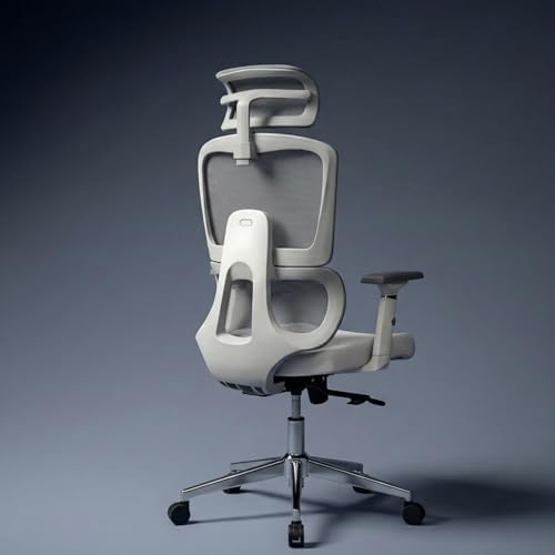 Ventus Pro Ergonomic Office Chair for Work | Multi-Lock Synchro Tilt Mechanism | 5 Year Warranty | 3D Armrest | Fixed Curve Lumbar | Black (Ventus Pro, Grey - 3D Arms, with Seat Slider)