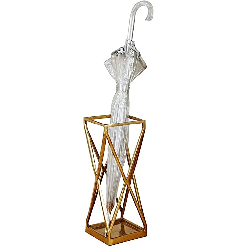 Seau de rangement pour parapluies suspendus avec support en fer créatif et stable