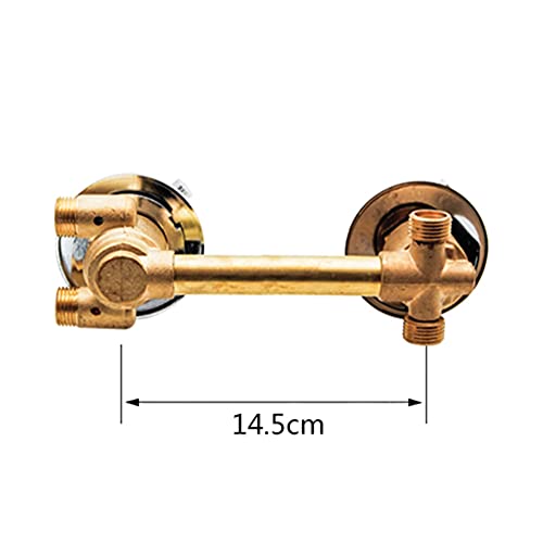 Mitigeur de douche thermostatique double commande en laiton massif durable