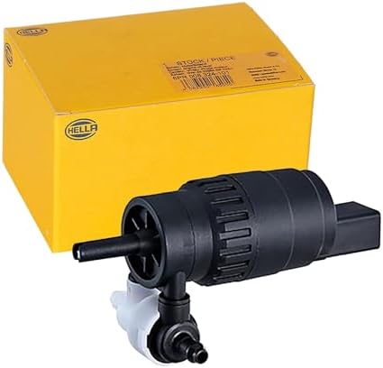 HELLA 8TW 006 849-241 Waschwasserpumpe, Scheibenreinigung - 12V | elektrisch - Dualpumpe - Steckergehäuseform: oval