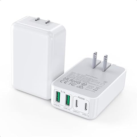 Qwinjwin 40W 4-Port USB C Charger Cover