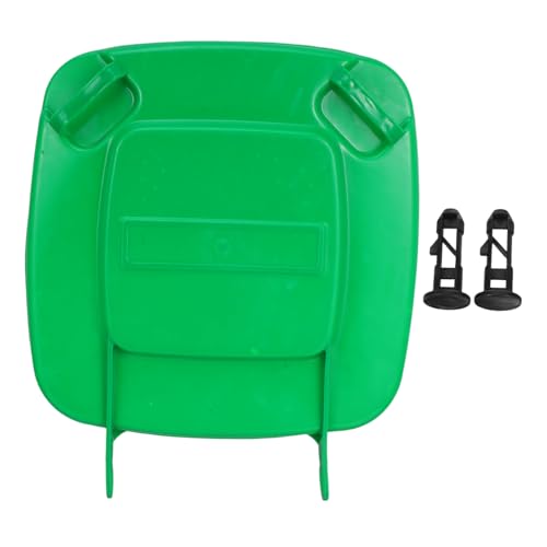 PRETYZOOM 1 Set Outdoor Trash Can Lid Trash Bin Garbage Bin Cover Trash Can Cover Parts Trash Can Part Lids for Waste Bin Trash Can Lid Connector Round Trash Can Thickened Lid Plastic Green