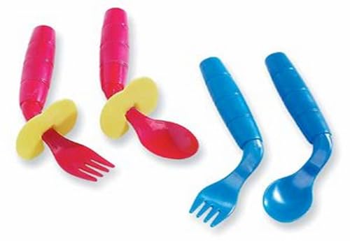 Left-Handed Curved Utensil with Shield