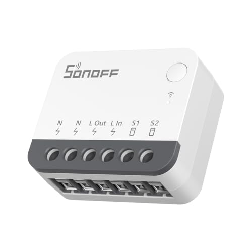 Image of Ledgebit ZBMINIR2 Zigbee Smart Switch | Compact 10A In-Wall Module | Detach Mode & Delay Power-On | Alexa Compatible | Requires Zigbee Hub