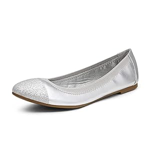 DREAM PAIRS Women’s Sole-Flex Ballerina Walking Flats Shoes