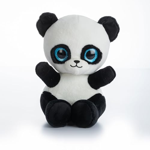 Image of Dimpy Stuff Panda Stuffed Animal - 23 cm (9 inch) - Velvety Soft Comfort Plush Nursery Decor All Ages