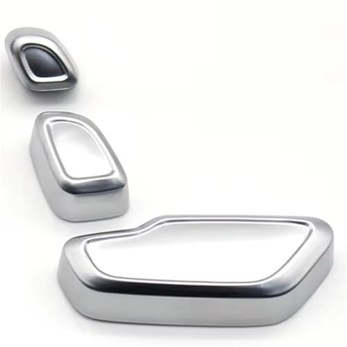 Cache-bouton d'appuie-tête Mercedes finition argentée Premium L