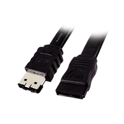 Cable de datos eSATA a SATA-II 1.83 m Negro