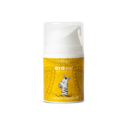 AOKlabs Oro Kids - Bálsamo Limpiador | TESTADO PEDIATRÍCA Y DERMATOLÓGICAMENTE | Hidrata, Calma y Protege | PIELES SENSIBLES Y ATÓPICAS | Sin Sulfatos ni Alcohol | 50 ML